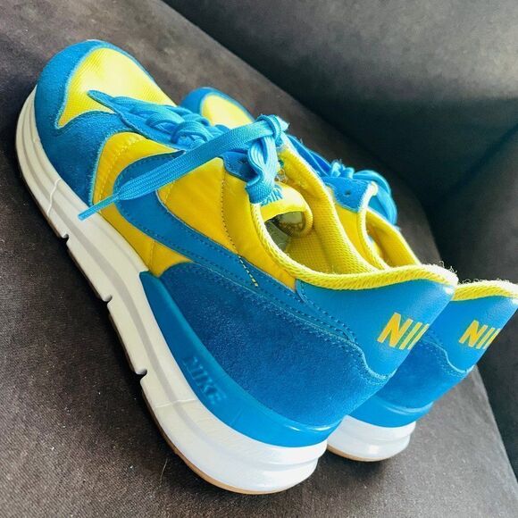 NEW NIKE id Internationalist Custom Colorway Sz 9 BLue Yellow Sample Promo - Picture 5 of 12